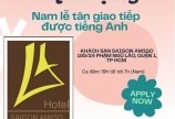 Tuyển Nam Lễ Tân Khách Sạn ca đêm biết tiếng anh 