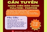 CÔNG TY TNHH MTV CHUỖI DỊCH VỤ 60S TUYỂN NHÂN VIÊN BÁN HÀNG