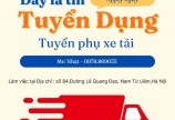 Công Ty PDCO Logistics Tuyển phụ xe tải