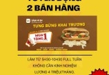 BÁNH MÌ BM cần tuyển 2 Bán Hàng