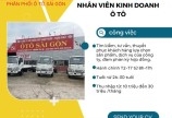 CẦN TUYỂN NHÂN VIÊN KINH DOANH Ô TÔ