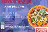 Quán cơm Kho Tộ tuyển Nam nhân viên phục vụ