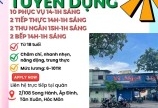 QUÁN ĂN VỊ NGỌT CẦN TUYỂN 10 phục vụ 14-1h sáng 2 tiếp thực 14h-1h sáng 2 thu ngân 15h-1h sáng 2 bếp 14h-1h sáng