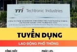 TTI công ty điện tử tuyển LĐPT nam nữ làm tại Dầu Giây Đồng Nai