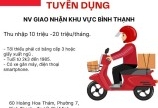 Nhân Viên giao nhận KV Bình Thạnh