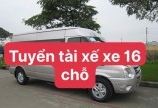 Cần tuyển tài xế lái xe 16 chỗ lương thưởng cao, đi làm ngay