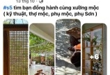 Tuyển thợ sơn, phụ sơn, thợ mộc, phụ mộc, thợ triển khai đồ gỗ nội thất