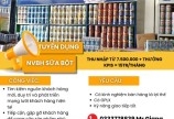 TUYỂN DỤNG NVBH SỮA BỘT - SBPS NUTIFOOD