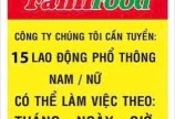 Cần tuyển 15 LĐPT nam nữ gói yến, đóng hộp yến, làm tại Q12 