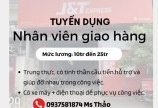 TUYỂN DỤNG NHÂN VIÊN GIAO HÀNG BẰNG XE MÁY