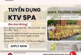 QSPA CẦN TUYỂN KTV CÓ TAY NGHỀ HOẶC CHƯA TAY NGHỀ ĐƯỢC ĐÀO TẠO 