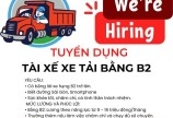 Cần Tuyển Tài xế xe tải Bằng B2