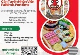 NAGA Cần Tuyển Nhân Phục vụ và Phụ Bếp