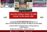 TRÀ SỮA SUNDAY BASIC TÔ HIẾN THÀNH TUYỂN NHÂN VIÊN