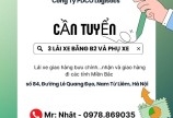 Công Ty PDCO Logistics cần tuyển 3 lái xe bằng B2 và Phụ xe