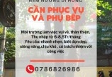 Nem Nướng Dì Hồng cần tuyển nhân viên phục vụ. Phụ bếp.