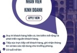 TUYỂN NHÂN VIÊN KINH DOANH KHU VỰC LINH ĐÀM, THANH TRÌ