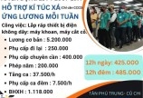 Cần tuyển công nhân khu công nghiệp Tân Phú Trung