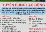 CTY SAM SUNG Tuyển NAM LĐPT làm tại KCN CAO Q9 