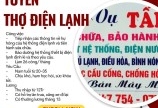 Cần Tuyển Thợ Điện Lạnh làm khu vực Thanh khê Đà Nẵng